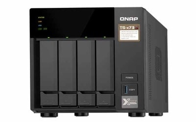 QNAP TS-473　4ベイ AMD RX-421NDクアッドコアNAS｜TS-473|3.5インチSATA用 ハードディスク ケース|NAS｜ハードディスクケース | サーバーストレージ