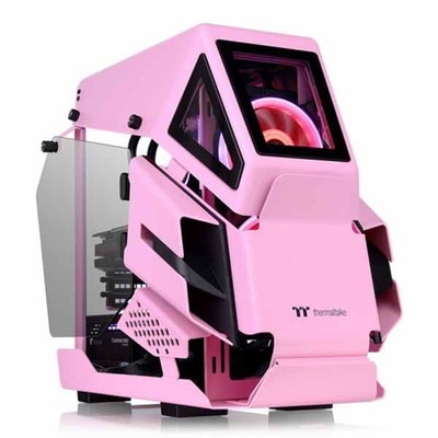 Thermaltake AH T200 ピンク オープンフレーム型PCケース｜CA-1R4-00SAWN-00|Micro-ATX|PCケース