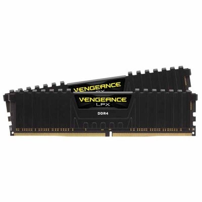 Corsair 32GB(16GBx2) DDR4 3200MHz (PC4-25600) 16-20-20-38 288 DIMM Unbuffered Vengeance LPX Black 1.