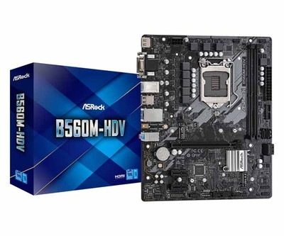 ASRock B560M-HDV Intel第11・10世代Coreプロセッサー対応B560チップセット mATXマザーボード|LGA1200(Intel)|マザーボード