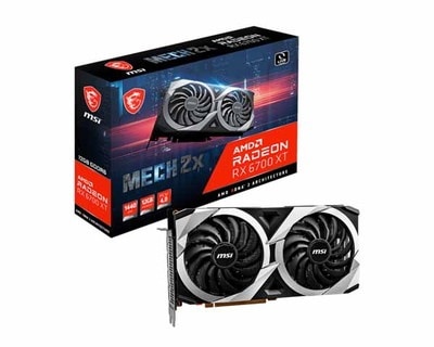 MSI Radeon RX 6700 XT MECH 2X 12G デュアルファンタイプの冷却クーラー採用 グラフィックボード|AMD|ビデオカード