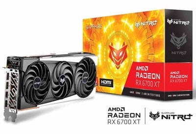 Sapphire NITRO+ Radeon RX 6700 XT OC 12GB GDDR6 高品質設計 オーバークロック仕様のグラフィックボード｜SAP-NITROPRX6700XT12GBOC/