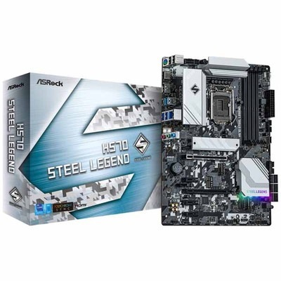 ASRock H570 Steel Legend 高品質コンポーネント搭載し耐久性を重視した ATXマザーボード|LGA1200(Intel)|マザーボード