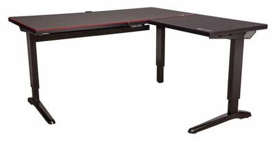 Thermaltake TOUGHDESK 500L RGB Gaming Desk 電動昇降 L字型ゲーミングデスク｜GGD-EDL-BKEINX-01|ゲーミングチェア/デスク|ゲーミング｜eスポ