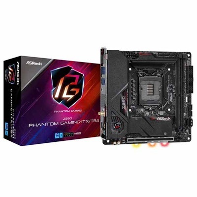 ASRock Z590 Phantom Gaming-ITX/TB4 Intel Z590チップセット Mini-ITXゲーミングマザーボード|LGA1200(Intel)|マザーボード