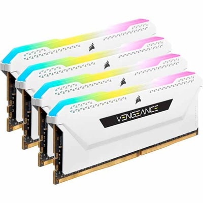 Corsair DDR4-3600MHz 32GB ホワイト VENGEANCE® RGB PRO 32GB (4 x 8GB) DDR4 DRAM 3600MHz C18