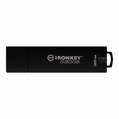 Kingston 32GB IronKey D300S セキュリティ USBメモリ USB3.0｜IKD300S/32GB|暗号化セキュリティ対応|USBメモリー