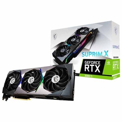 MSI GeForce RTX 3080 Ti SUPRIM X 12G オリジナルクーラー「Tri Frozr 2S」採用 ハイエンドモデルのグラフィックボード|NVIDIA|ビデオカード
