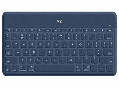 ロジクール iK1042CB KEYS-TO-GO ウルトラポータブル キーボード クラシックブルー｜IK1042CB|ワイヤレスキーボード|キーボード