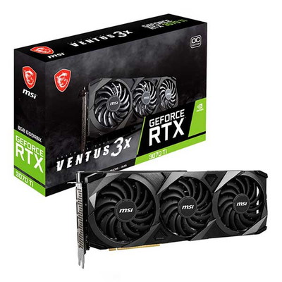MSI GeForce RTX 3070 Ti VENTUS 3X 8G OC 「トルクスファン 3.0」採用 OC仕様のグラフィックボード|NVIDIA|ビデオカード