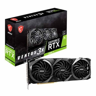 MSI GeForce RTX 3080 Ti VENTUS 3X 12G ゲーミング向けグラフィックス カード|NVIDIA|ビデオカード