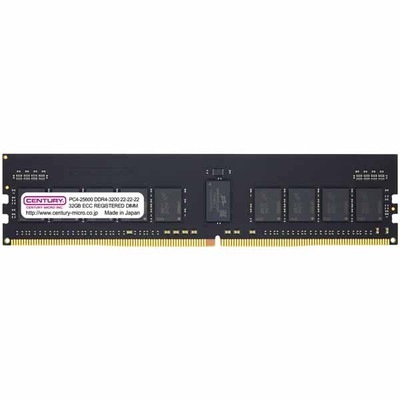 CENTURY MICRO 64GB(32GBx2) DDR4 3200Mhz (PC4-25600) 22-22-22-52 REG LongDIMM 288pin 2rank 1.2V｜CB32G