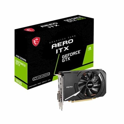 MSI GeForce GTX 1650 D6 AERO ITX V2 グラフィックスボード|NVIDIA|ビデオカード