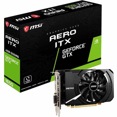 MSI GeForce GTX 1650 D6 AERO ITX J  グラフィックスボード|NVIDIA|ビデオカード