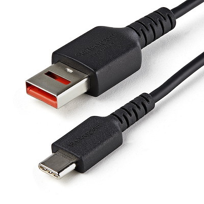 StarTech USB充電特化ケーブル/1m/USB-A[オス]-USB-C[オス]/USBデータ通信機能カット対応｜USBSCHAC1M|USBケーブル|ケーブル/コネクタ/変換・延長アダプタ