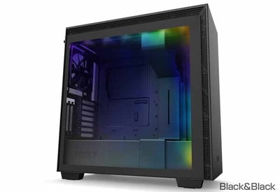 NZXT H710i Extended ATX対応ミドルケース RGB LED発光&ファン制御機能搭載 ブラック＆ブラック｜CA-H710I-B1|Extended ATX|PCケース
