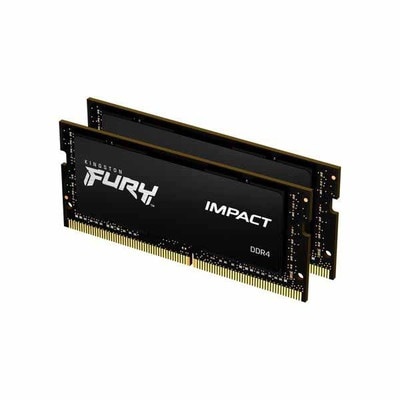 Kingston 64GB(32GBx2) DDR4 3200MHz (PC4-25600) CL20 SODIMM FURY Impact｜KF432S20IBK2/64|ノート用メモリ(SODIM