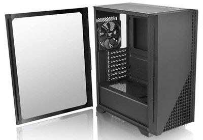 Thermaltake H330 TG ミドルタワー型PCケース ブラック｜CA-1R8-00M1WN-00|ATX|PCケース