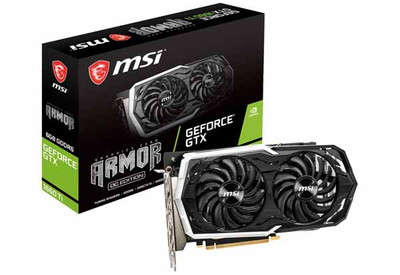 MSI GeForce GTX 1660 Ti ARMOR 6G OC グラフィックボード｜GeForce GTX 1660 Ti ARMOR 6G OC|NVIDIA|ビデオカード