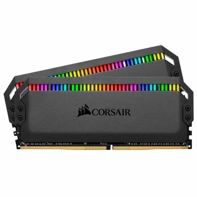 Corsair 32GB(16GBx2) DDR4 3200MHz (PC4-25600) 16-20-20-38 DIMM Unbuffered DOMINATOR PLATINUM RGB ブラッ
