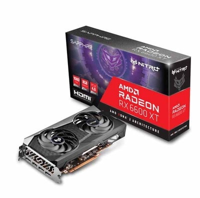【アウトレット特価・新品】Sapphire NITRO+ Radeon RX6600XT GAMING OC 8G GDDR6 オーバークロック仕様のグラフィックボード｜SAP-NITROPRX660