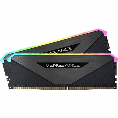 Corsair 16GB(8GBx2) DDR4 3600MHz (PC4-28800) 16-20-20-38 UDIMM VENGEANCE RGB RT ブラック 1.35V for AMD R