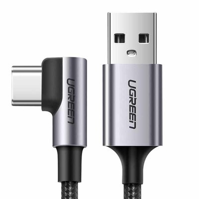 UGREEN USB-C (オス) To USB 2.0 A (オス) 3A データケーブル (L字型タイプ) 3m｜70255|USBケーブル|ケーブル/コネクタ/変換・延長アダプタ