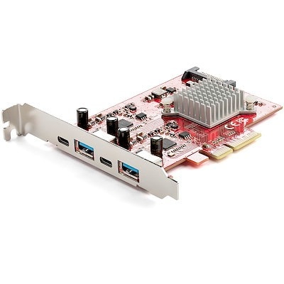 StarTech 4ポート増設PCI Expressインターフェースカード/10Gbps USB 3.1 Gen2拡張カード｜PEXUSB312A2C2V|PCI Express|インターフェース/拡