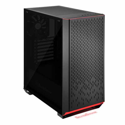 SilverStone PM02 ATX/MicroATX PCケース ブラック｜SST-PM02B-G|ATX|PCケース