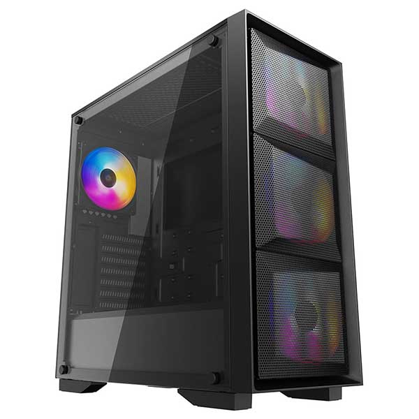 通販pc4u アウトレット特価 新品 Deepcool Matrexx 50 Mesh 4fs 強化ガラスサイドパネル搭載 ミドルタワー型pcケース Dp Atx Matrexx50 Mesh 4fs