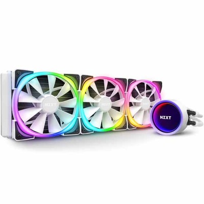 NZXT KRAKEN X73 水冷一体型CPUクーラー ホワイトモデル [120mm・ファン3基] ｜RL-KRX73-RW|水冷パーツ|クーラー/ヒートシンク/冷却/ファン/水冷