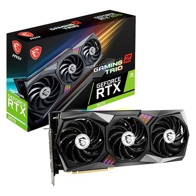 MSI GeForce RTX 3070 GAMING Z TRIO 8G LHR トリプルファンクーラー「Tri Frozr 2」採用 OC仕様のグラフィックボード|NVIDIA|ビデオカード