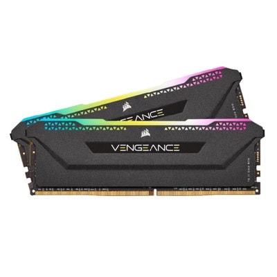 Corsair 64GB(32GBx2) DDR4 4000MHz (PC4-32000) 18-22-22-42 UDIMM VENGEANCE RGB PRO SL ブラック 1.35V for 