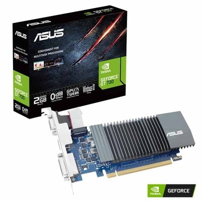 ASUS GeForce GT 730 2GB GDDR5 ロープロファイルグラフィックスカード｜GT730-SL-2GD5-BRK-E|NVIDIA|ビデオカード