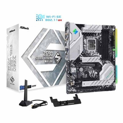ASRock Z690 Steel Legend WiFi 6E 第12世代 Intel Coreプロセッサー対応 ATX マザーボード|LGA1700(Intel)|マザーボード
