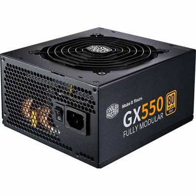 Cooler Master GX GOLD 550 (FULL MODULAR) フルモジュラー式 エントリークラスATX電源ユニット｜MPE-5501-AFAAG-J1|500W クラス 以下|電源