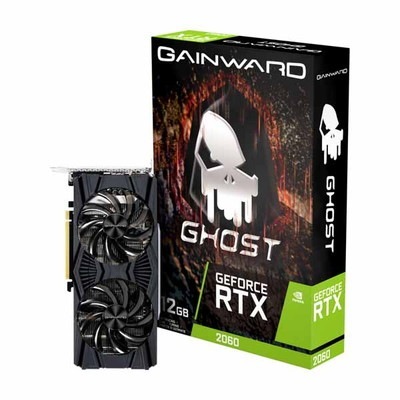 GAINWARD GeForce RTX2060 GHOST 12GB GDDR6 192bit DVI HDMI DP グラフィックカード｜NE62060018K9-1160L-G|NVIDIA|ビ