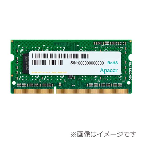 Apacer 4GB(4GBx1) DDR3 1600MHz(PC3-12800) SODIMM CL11 512x8 1.5V