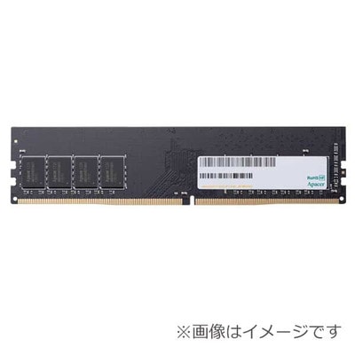 Apacer 8GB(8GBx1) DDR4 2400MHz(PC4-19200) UDIMM CL17 1024x8 1.2V｜EL.08G2T.GFH|デスクトップ用メモリ(DIMM)|メモリー