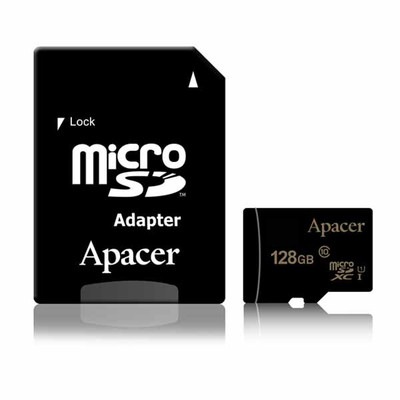 Apacer microSDXC 容量128GB Class10 UHS-I U1 + adapter｜AP128GMCSX10U1-R|SDカード | microSDカード|フラッシュメモリ
