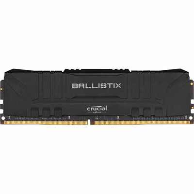Crucial 8GB(8GBx1) DDR4 2666MT/s (PC4-21300) 16-18-18-38 Unbuffered DIMM 288pin ブラック｜BL8G26C16U4B|デス