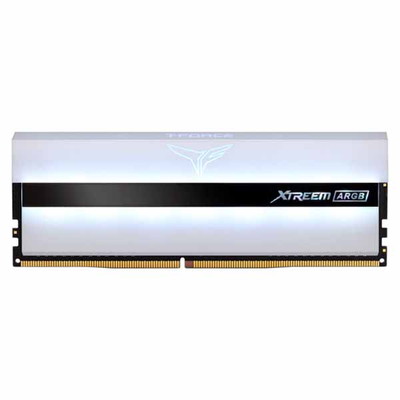 Team T-FORCE XTREEM ARGB 16GB(8GBx2) DDR4 5066MHz (PC4-40600) CL20 1.60V ホワイト HS｜TF13D416G5066HC20BD