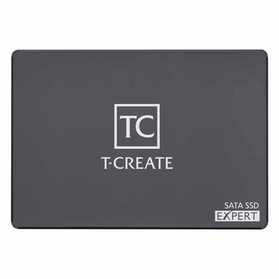 Team T-CREATE EXPERT SATA SSD 容量1TB 2.5インチ 3D TLC 7mm ; 560 MB/s / 520MB/s ; 80K/80K IOPS; 5000TBW｜T