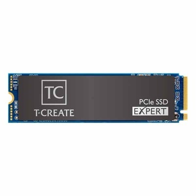 Team T-CREATE EXPERT PCIe SSD 容量1TB M.2(2280) 3.7mm PCIe Gen3 x4 NVMe ; 3,400 MB/s / 3,000MB/s ; 180