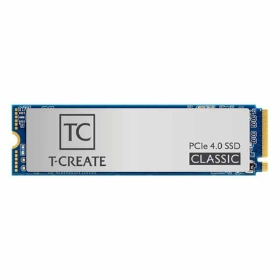 Team T-CREATE CLASSIC PCIe 4.0 SSD 容量1TB M.2(2280) 3D TLC 3.7mm PCIe Gen4 x4 NVMe ; 5,000 MB/s / 4,4