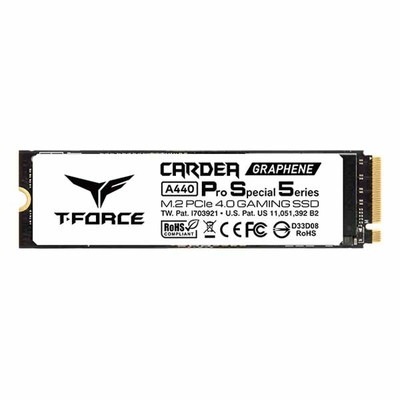 Team CARDEA A440 PSS SSD 容量1TB M.2(2280) 3.7mm PCIe Gen4 x4 NVMe; 7,200 MB/s / 6,000MB/s ; 1000K/100