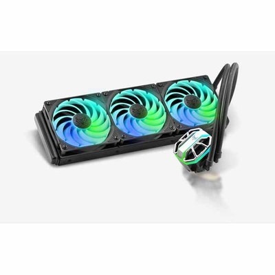 Sapphire NITRO+ S360-A AIO CPU COOLER スパイダーデザインのポンプキャップ採用 水冷一体型CPUクーラー（120mmファン×3）｜4N005-02-20G|CPUク