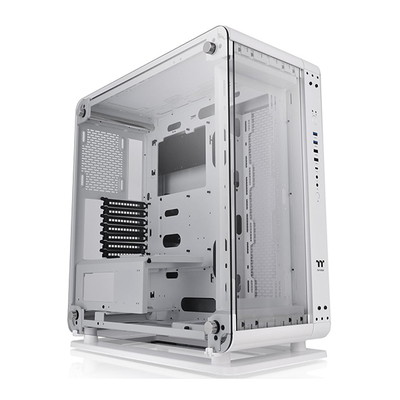 Thermaltake CTE E550 TG Snow 3面強化ガラスパネルのピラーレス