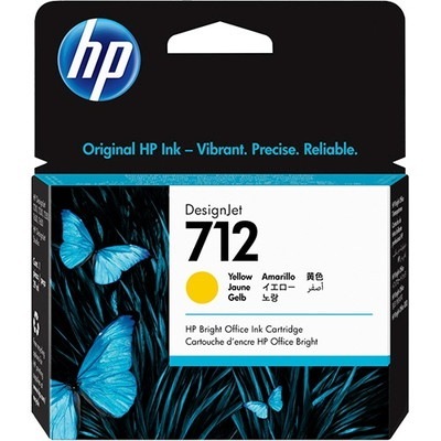 HP HP712 インクカートリッジ イエロー 29ml｜3ED69A|サプライ/オプション品|プリンタ | スキャナ