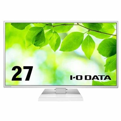 IOデータ 広視野角ADSパネル採用USB Type-C搭載27型ワイド液晶ディスプレイホワイト｜LCD-CF271EDW-A|25〜27インチ液晶モニタ|液晶モニタ
